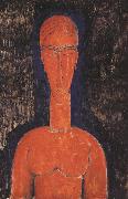 Amedeo Modigliani Red Bust (mk39) oil painting reproduction